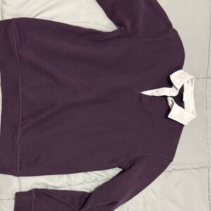 Purple Long Sleeve Polo Shirt